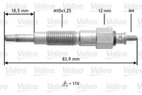 VALEO 345180 - Bujía de precalentamiento