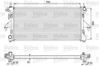 VALEO 701727 - Radiador, refrigeración del motor