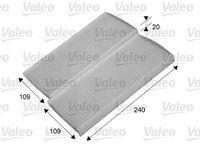 VALEO 715649 - Filtro, aire habitáculo - VALEO ESSENTIAL