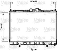 VALEO 734197 - Material: Aluminio<br>Longitud de red [mm]: 648<br>Ancho de red [mm]: 425<br>Profundidad de red [mm]: 16<br>para OE N°: MR431239<br>Tipo radiador: Aletas refrigeración soldadas<br>