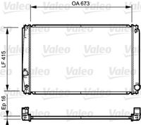 VALEO 735215 - Radiador, refrigeración del motor