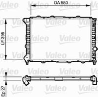 VALEO 732248 - Radiador, refrigeración del motor