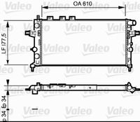 VALEO 732550 - Radiador, refrigeración del motor