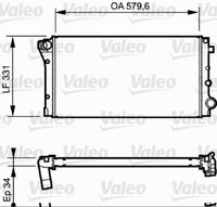 VALEO 734932 - Radiador, refrigeración del motor