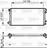 VALEO 735112 - año construcción desde: 10/2006<br>año construcción hasta: 10/2010<br>Código de motor: G9U.6.50<br>Clase de caja de cambios: Caja de cambios manual, 6 marchas (accionamiento automático)<br>Clase de caja de cambios: Caja de cambios manual, 6 marchas<br>Equipamiento de vehículo: para vehículos con climatizador (regulado manualmente)<br>Ancho de red [mm]: 730<br>Longitud de red [mm]: 415<br>Profundidad de red [mm]: 34<br>Material: Aluminio<br>Ø entrada [mm]: 32<br>Ø salida [mm]: 32<br>Calefacción / Refrigeración: para vehículos sin radiador de aceite<br>Artículo complementario / información complementaria 2: sin regulador de refrigerante<br>Tipo radiador: Aletas refrigeración unidas mecánicamente<br>Peso [kg]: 4,5<br>