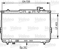 VALEO 734259 - Radiador, refrigeración del motor