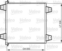 VALEO 818986 - año construcción hasta: 07/2004<br>Material: Aluminio<br>Longitud de red [mm]: 540<br>Ancho de red [mm]: 470<br>Profundidad de red [mm]: 19<br>Ø entrada [mm]: 11,8<br>Ø salida [mm]: 8,6<br>Artículo complementario / información complementaria 2: con junta tórica<br>