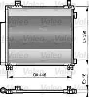 VALEO 814220 - Condensador, aire acondicionado