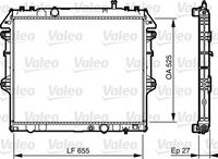 VALEO 735442 - Radiador, refrigeración del motor