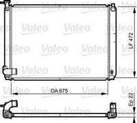 VALEO 735571 - Radiador, refrigeración del motor