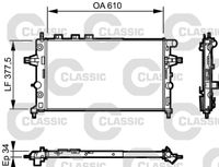 VALEO 232550 - Radiador, refrigeración del motor