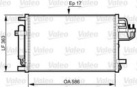 VALEO 814347 - Condensador, aire acondicionado