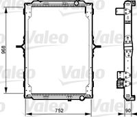 VALEO 733547 - Radiador, refrigeración del motor