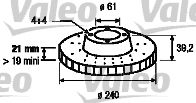 VALEO 186866 - Disco de freno