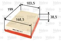 VALEO 585277 - Filtro de aire