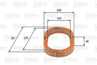 VALEO 585722 - Filtro de aire