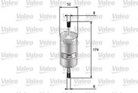 VALEO 587020 - Filtro combustible