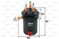 VALEO 587555 - Filtro combustible