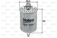 VALEO 587704 - Filtro combustible