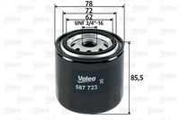 VALEO 587723 - Filtro combustible