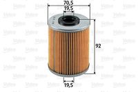 VALEO 587902 - Filtro combustible