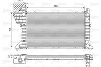 VALEO 701589 - Radiador, refrigeración del motor