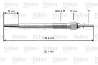 VALEO 345133 - año construcción hasta: 06/2007<br>Tensión [V]: 11<br>Medida de rosca: M9x1<br>Longitud total [mm]: 150,9<br>Ancho de llave: 9<br>Par apriete [Nm]: 12<br>Técnica conexión: PIN<br>