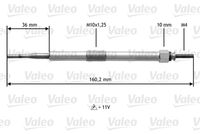 VALEO 345144 - Código de motor: 1ND-TV<br>año construcción desde: 01/2009<br>Tipo de bujías: Calentador metálico<br>Tensión [V]: 11,0<br>Medida de rosca: M10 x 1,25<br>Longitud total [mm]: 157,5<br>Profundidad de montaje [mm]: 27,5<br>Ancho de llave: 10 mm<br>Técnica conexión: M4<br>