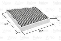 VALEO 698741 - Filtro, aire habitáculo - VALEO PROTECT