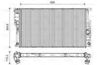 VALEO 735455 - Radiador, refrigeración del motor