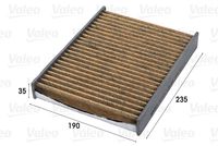 VALEO 701004 - Filtro, aire habitáculo - VALEO PROTECT MAX