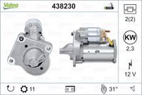 VALEO 438230 - Motor de arranque - VALEO ORIGINS NEW STOP&START OE TECHNOLOGY