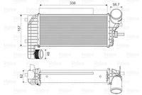 VALEO 818604 - Radiador de aire de admisión