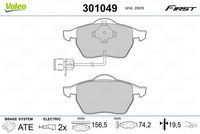 VAICO V240074 - Juego de pastillas de freno - Green Mobility Parts