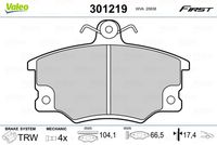 VAICO V240063 - Juego de pastillas de freno - Green Mobility Parts