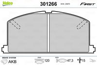 TRISCAN 811013089 - Juego de pastillas de freno