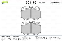 VAICO V460162 - Juego de pastillas de freno - Green Mobility Parts