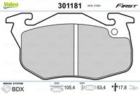 VAICO V424103 - Juego de pastillas de freno - Green Mobility Parts