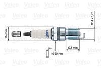 VALEO 246868 - Código de motor: BRG SEFI<br>Distancia entre electrodos [mm]: 1,1<br>Ancho de llave: 16 mm<br>Medida de rosca: M14 x 1,25<br>Long. de rosca [mm]: 19,0<br>Bujía de encendido: electrodo central niquel<br>Bujía de encendido: Electrodo de masa<br>Bujía de encendido: supresión de interferencias, 5 kOhm<br>Bujía de encendido: con asiento de estanqueidad plano<br>Posición chispa [mm]: 3,0<br>Bujía de encendido: Conexión SAE, fija<br>