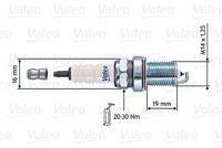 VALEO 246892 - Código de motor: 9A<br>Distancia entre electrodos [mm]: 0,8<br>Ancho de llave: 16 mm<br>Medida de rosca: M14 x 1,25<br>Long. de rosca [mm]: 19,0<br>Bujía de encendido: electrodo central niquel<br>Bujía de encendido: Electrodos de masa<br>Bujía de encendido: supresión de interferencias, 1 kOhm<br>Bujía de encendido: con asiento de estanqueidad plano<br>Posición chispa [mm]: 5,2<br>Bujía de encendido: Conexión SAE, fija<br>