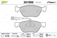 VALEO 186408 - Disco de freno