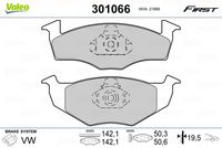 VAICO V108107 - Juego de pastillas de freno - Green Mobility Parts