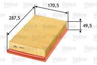 VALEO 585117 - Filtro de aire