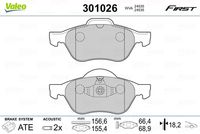 VAICO V109888 - Juego de pastillas de freno - Green Mobility Parts