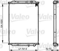 VALEO 733522 - Panal del radiador, refrigeración del motor