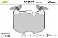 VAICO V203129 - Juego de pastillas de freno - Green Mobility Parts