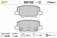 VAICO V220466 - Juego de pastillas de freno - Green Mobility Parts