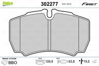 VAICO V270002 - Juego de pastillas de freno - Green Mobility Parts