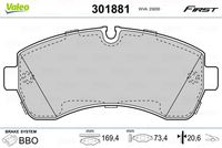 MAGNETI MARELLI PF0647 - Juego de pastillas de freno