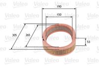 VALEO 585627 - Filtro de aire